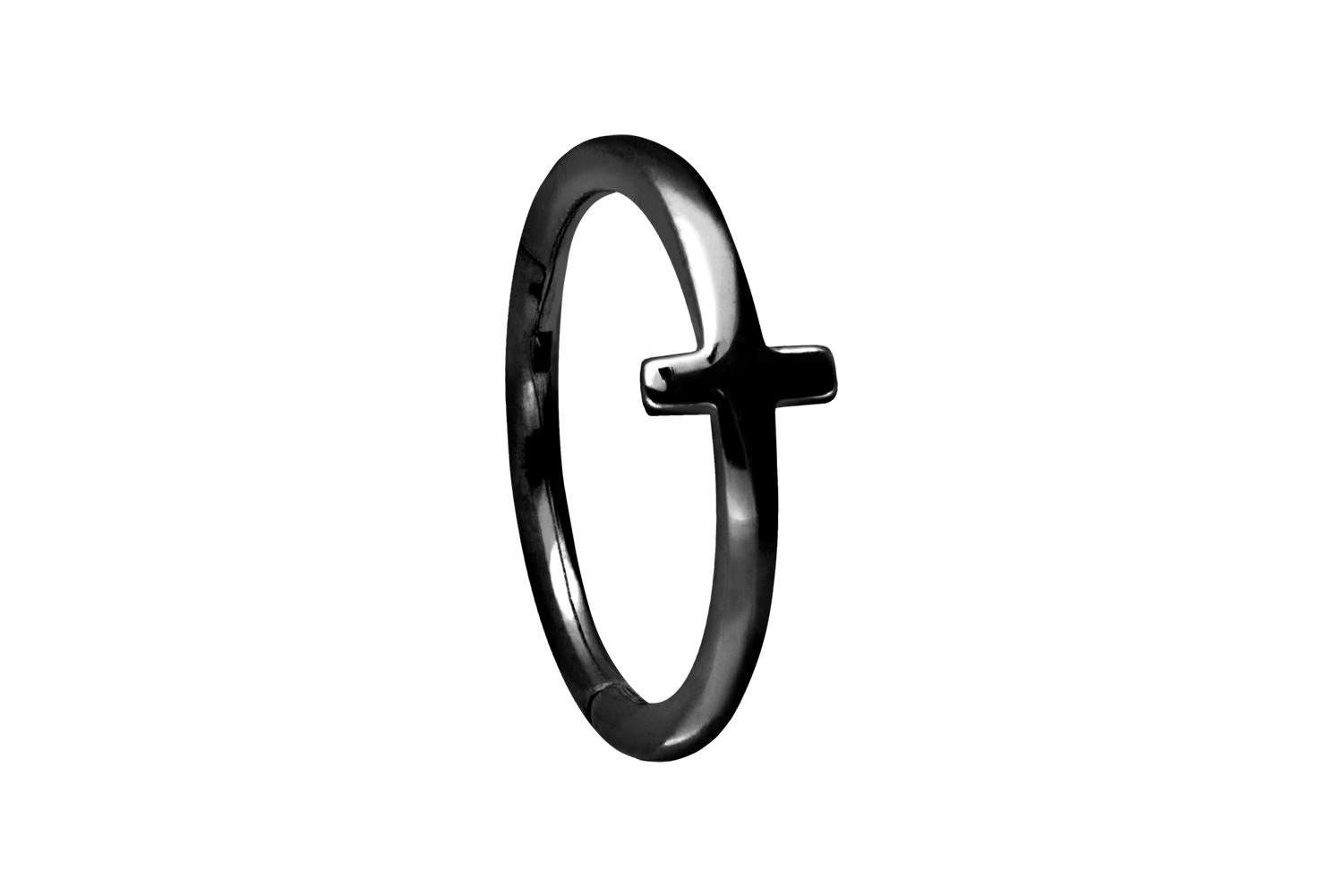 Chirurgenstahl Segmentring Clicker Piercing KREUZ ++SALE++